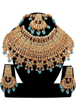 Stone Studded Choker Necklace Set