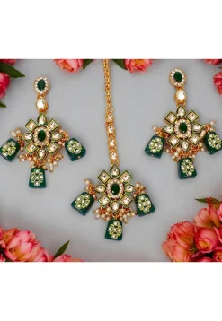Stone Studded Choker Necklace Set