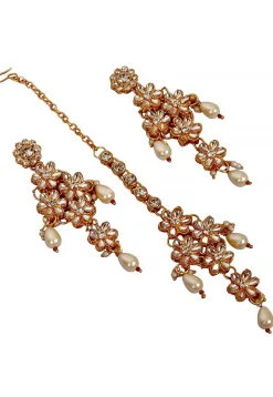 Stone Studded Choker Necklace Set