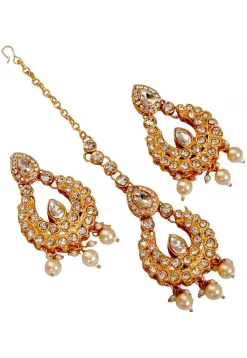 Stone Studded Choker Necklace Set