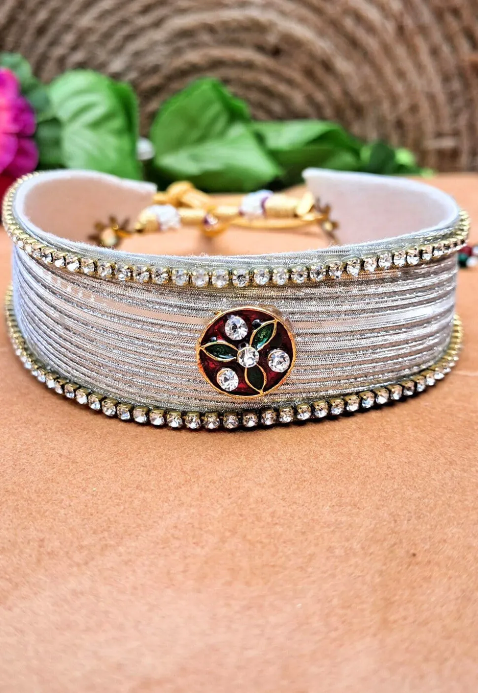 Stone Studded Choker Necklace