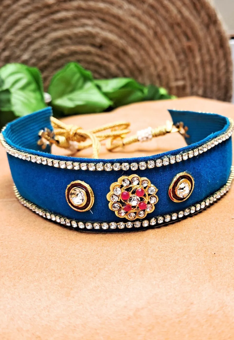 Stone Studded Choker Necklace