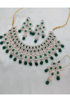 Stone Studded Choker Necklace Set