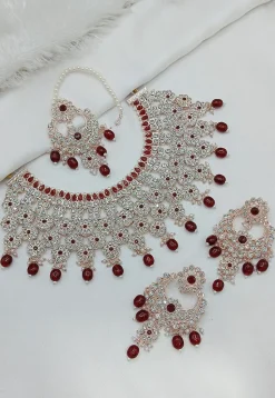 Stone Studded Choker Necklace Set