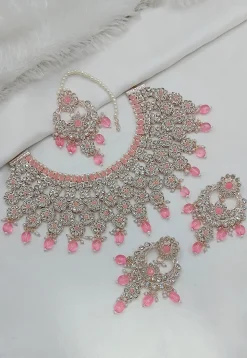 Stone Studded Choker Necklace Set