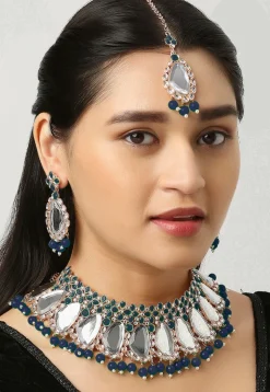 Stone Studded Choker Necklace Set