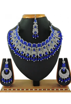 Stone Studded Choker Necklace Set