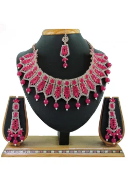 Stone Studded Choker Necklace Set