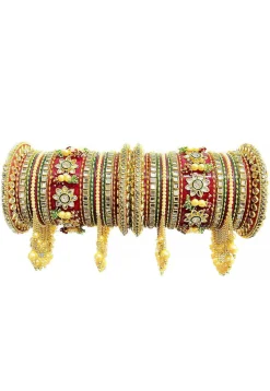 Stone Studded Choora Set