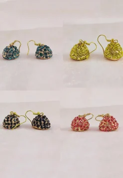 Stone Studded Combo Jhumka Style Earrings