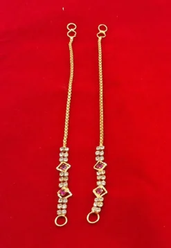 Stone Studded Ear Chain