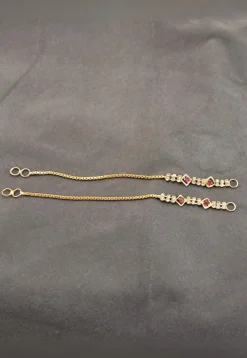 Stone Studded Ear Chain
