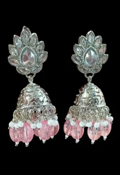 Stone Studded Jhumka Style Earrings