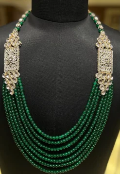 Stone Studded Layered Kanthimala