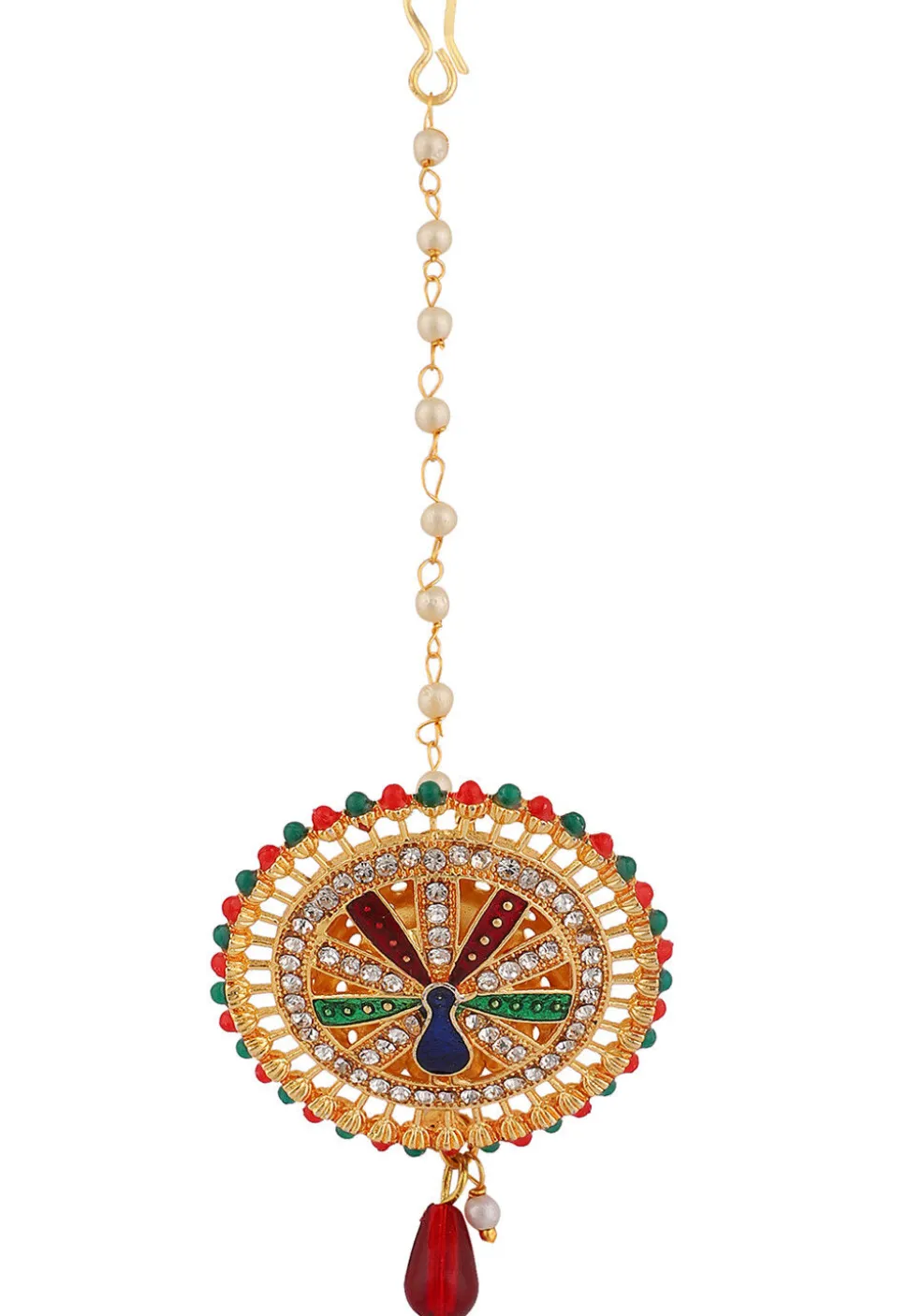 Stone Studded Maang Tikka
