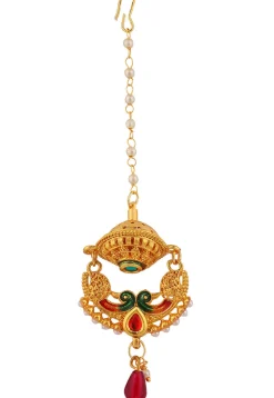 Stone Studded Maang Tikka