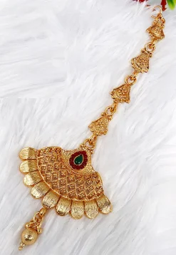 Stone Studded Maang Tikka
