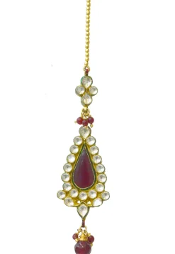 Stone Studded Maang Tikka