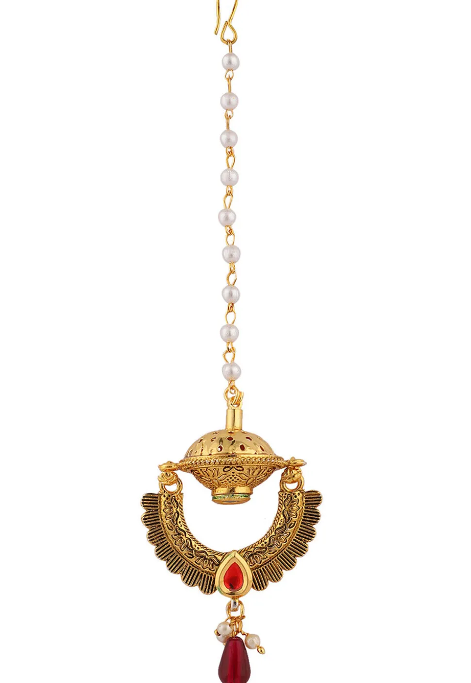 Stone Studded Maang Tikka