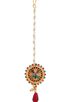 Stone Studded Maang Tikka