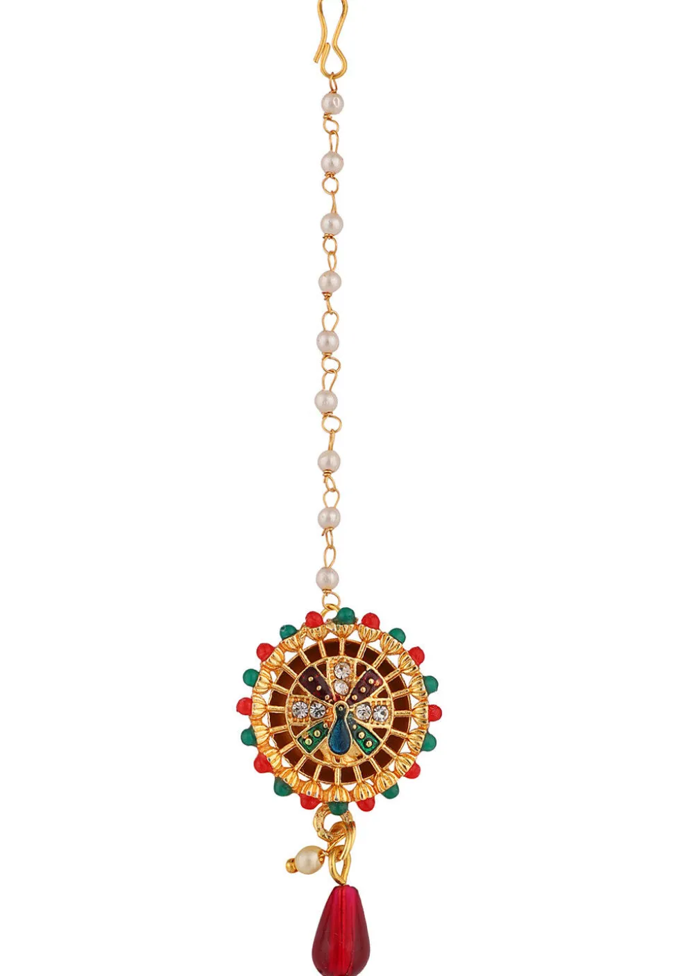 Stone Studded Maang Tikka