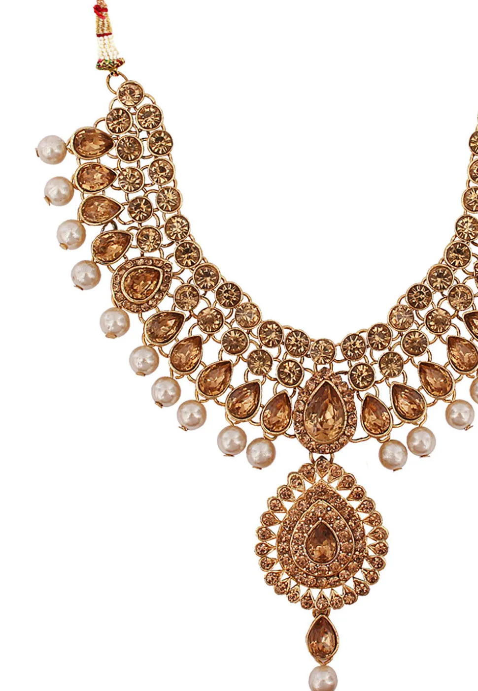 Stone Studded Necklace Set