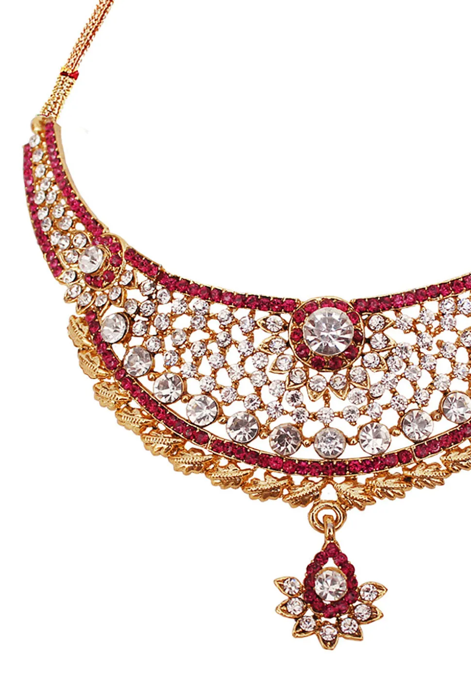 Stone Studded Necklace Set