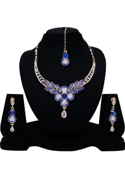 Stone Studded Necklace Set
