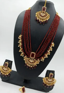 Stone Studded Necklace Set