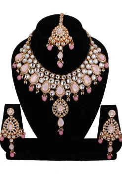 Stone Studded Necklace Set