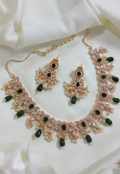 Stone Studded Necklace Set