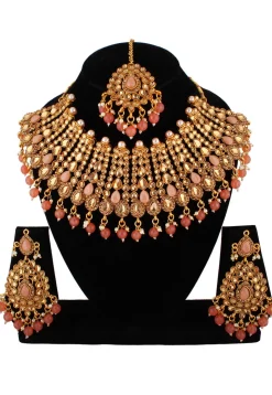 Stone Studded Necklace Set