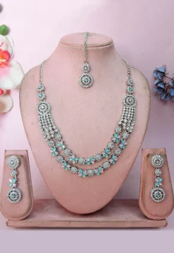 Stone Studded Necklace Set