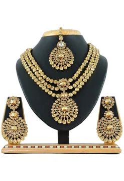 Stone Studded Necklace Set