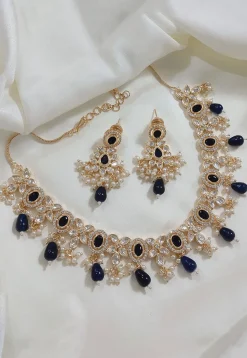 Stone Studded Necklace Set