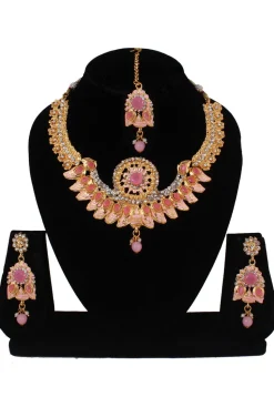 Stone Studded Necklace Set