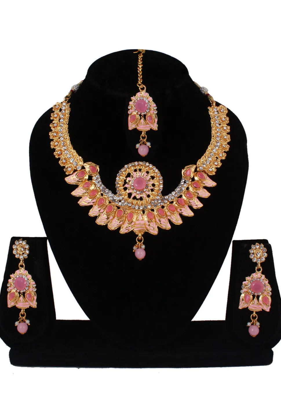 Stone Studded Necklace Set