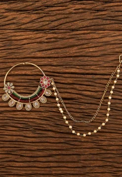 Stone Studded Nose Ring