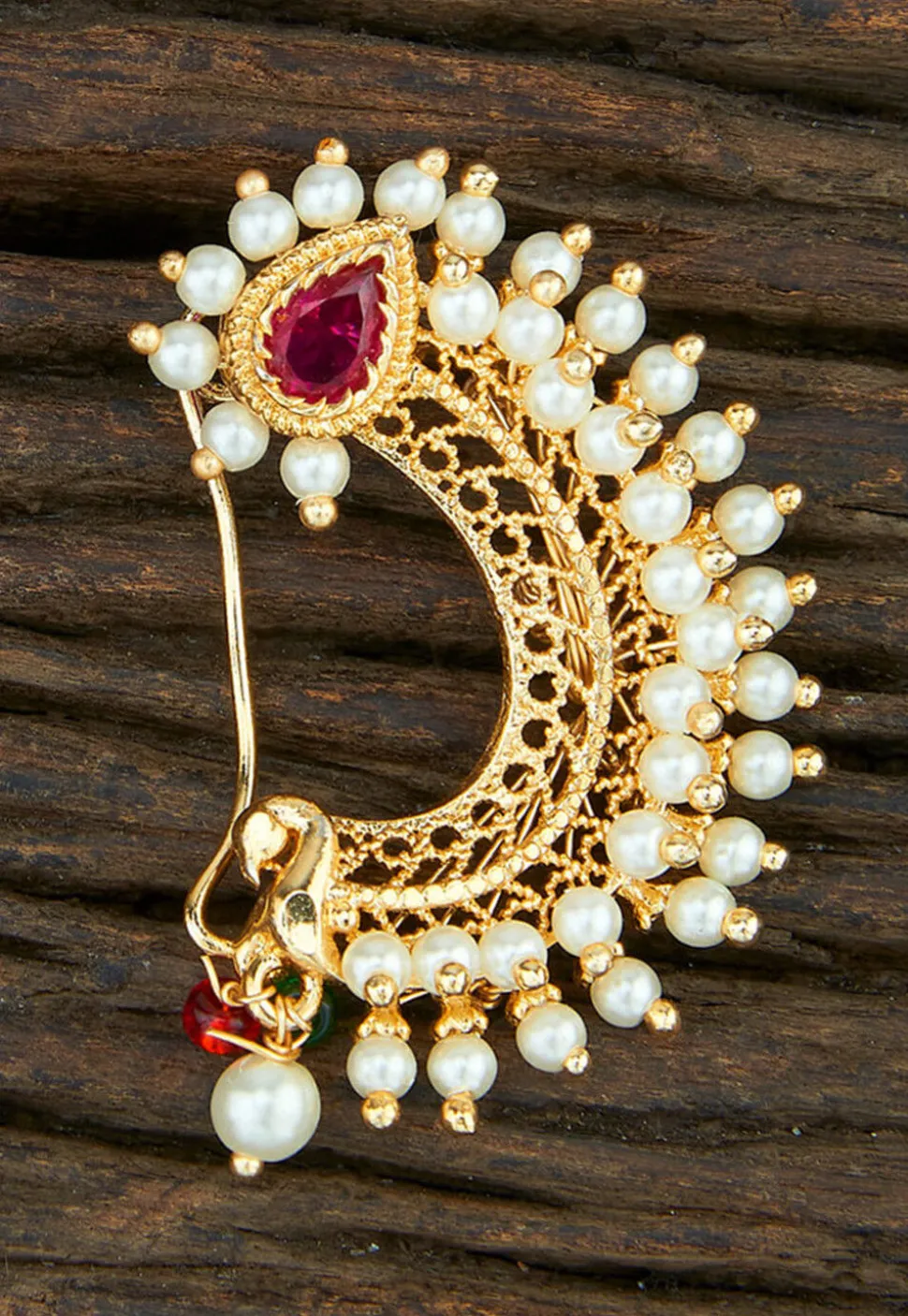 Stone Studded Nose Ring