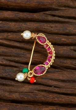 Stone Studded Nose Ring