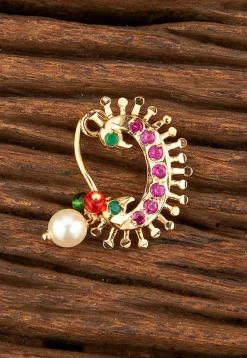 Stone Studded Nose Ring
