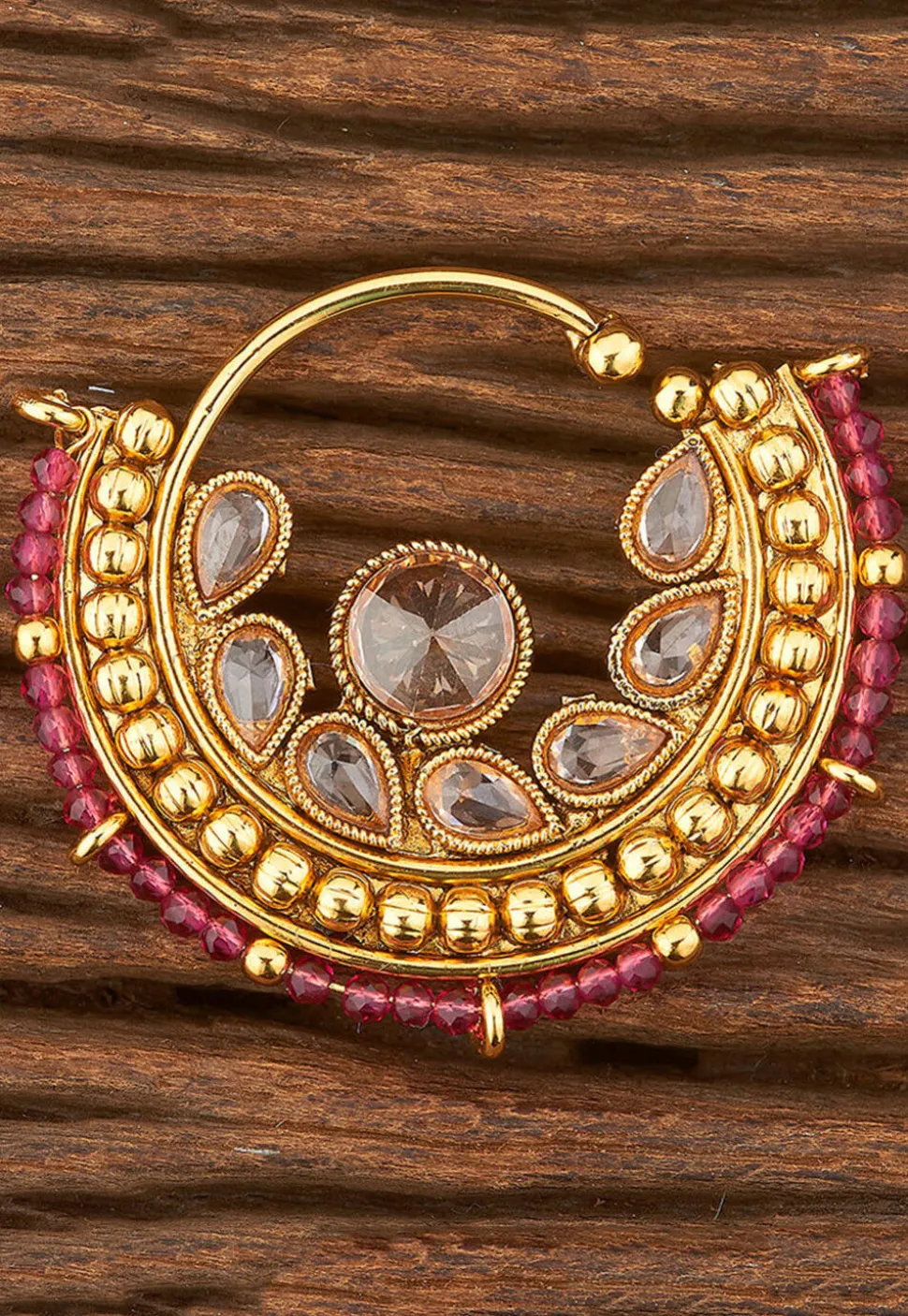 Stone Studded Nose Ring