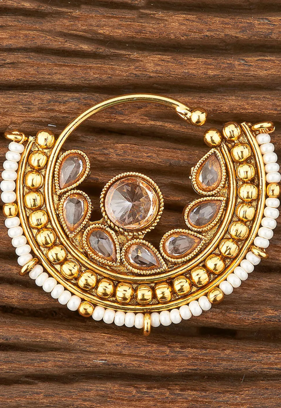 Stone Studded Nose Ring