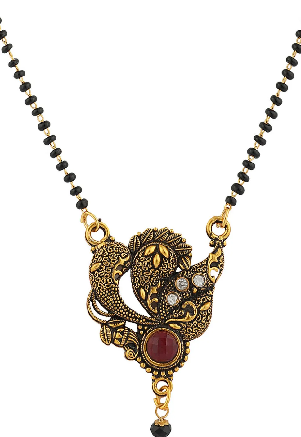 Stone Studded Oxidised Mangalsutra
