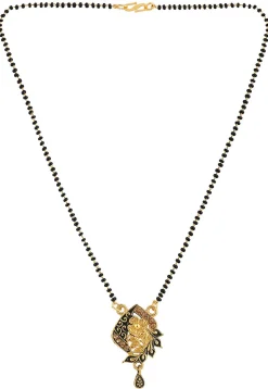 Stone Studded Oxidised Mangalsutra