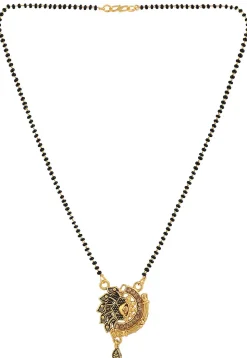 Stone Studded Oxidised Mangalsutra