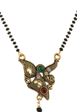 Stone Studded Oxidised Mangalsutra