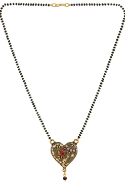 Stone Studded Oxidised Mangalsutra
