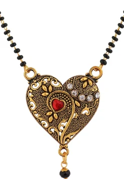 Stone Studded Oxidised Mangalsutra