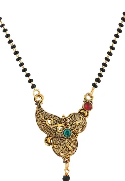 Stone Studded Oxidised Mangalsutra